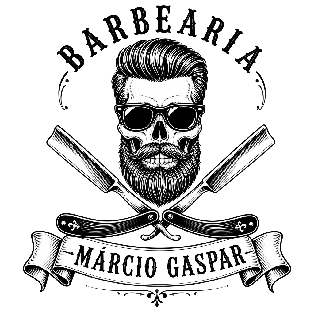 Logotipo da Barbearia Márcio Gaspar